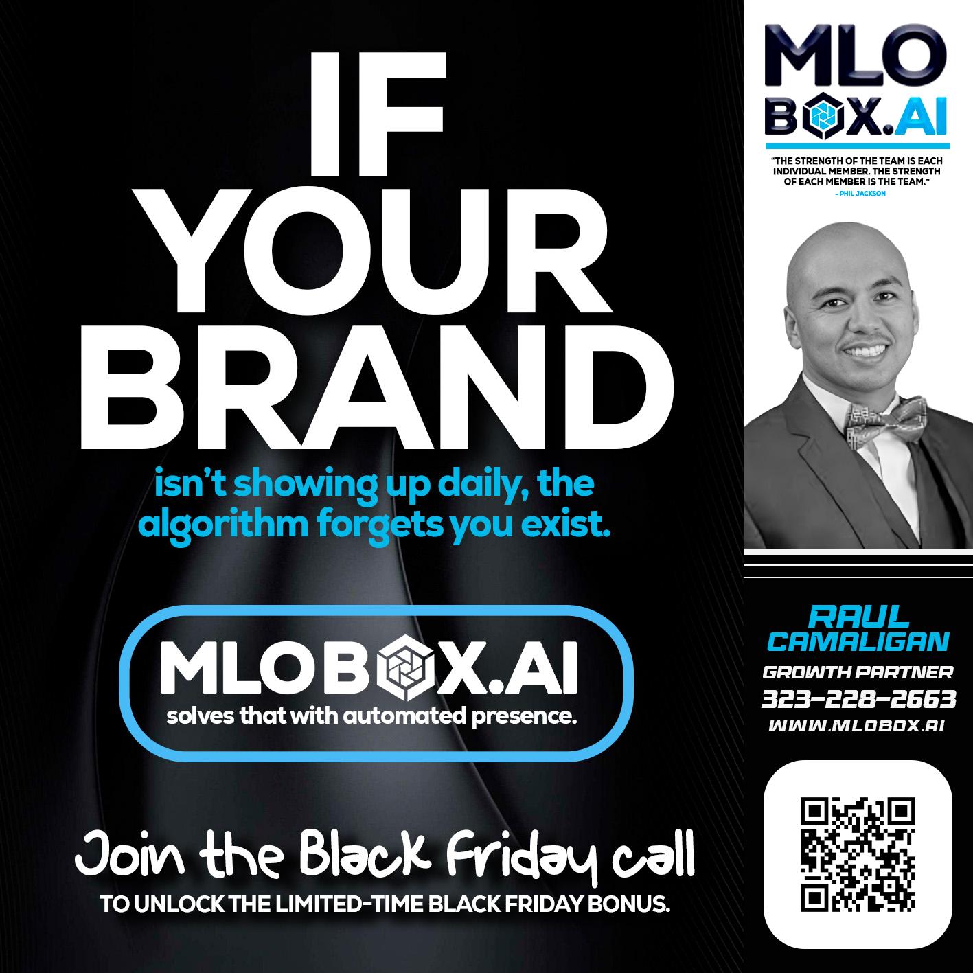 if your brand - Raul Camaligan -National Director of Recrutiing/Senior Mortgage Consultant